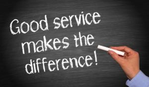 Dentist, good customer service makes the difference!