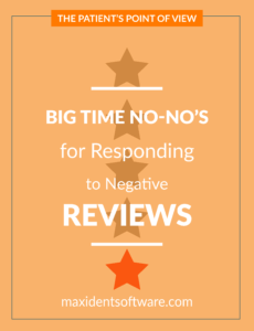 Big Time No-No’s for Responding to Negative Reviews